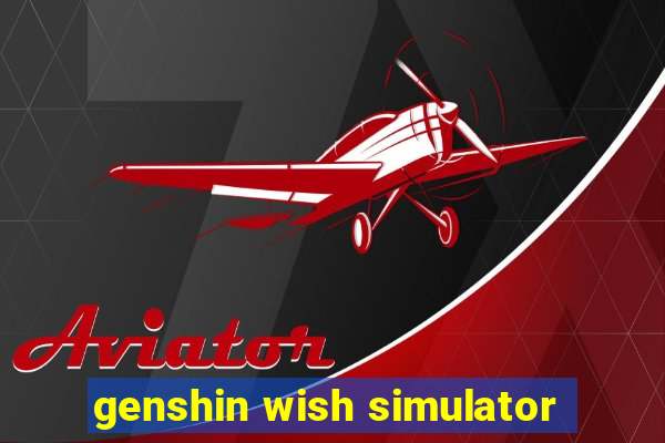 genshin wish simulator